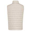 Beige - Back - Iqoniq Mens Meru Recycled Polyester Body Warmer