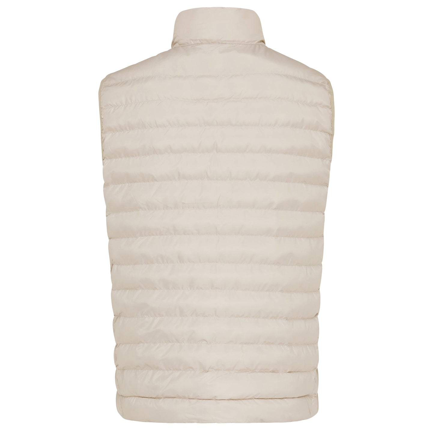 Beige - Back - Iqoniq Mens Meru Recycled Polyester Body Warmer