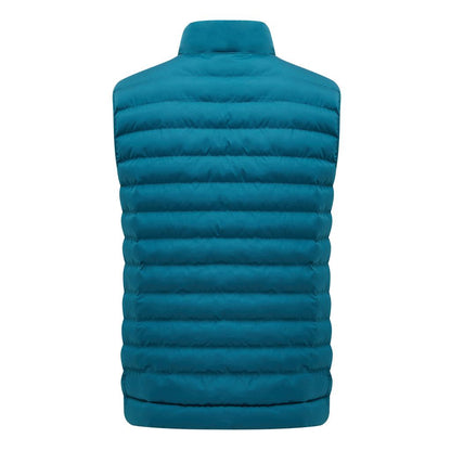Dark Teal - Side - Iqoniq Mens Meru Recycled Polyester Body Warmer