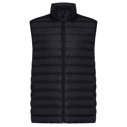 Black - Front - Iqoniq Mens Meru Recycled Polyester Body Warmer