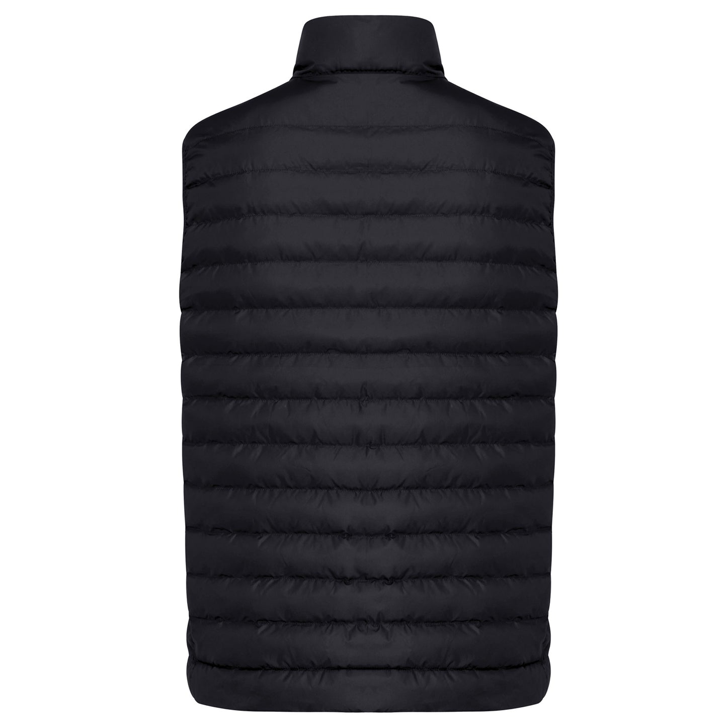 Black - Back - Iqoniq Mens Meru Recycled Polyester Body Warmer