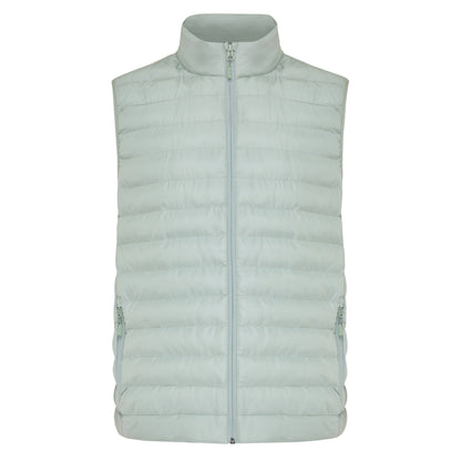Iceberg Green - Front - Iqoniq Mens Meru Recycled Polyester Body Warmer