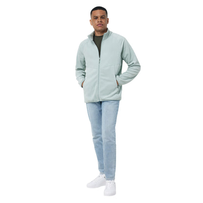 Iceberg Green - Side - Iqoniq Unisex Adult Talung Microfleece Full Zip Jacket