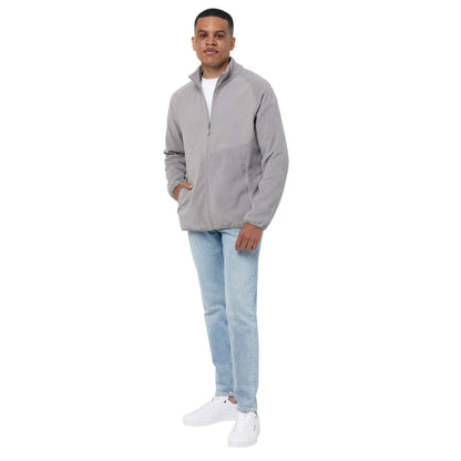 Storm Grey - Side - Iqoniq Unisex Adult Talung Microfleece Full Zip Jacket