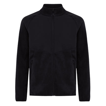 Black - Front - Iqoniq Unisex Adult Talung Microfleece Full Zip Jacket