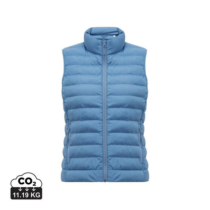 Blue Moon - Front - Iqoniq Womens-Ladies Meru Recycled Polyester Body Warmer