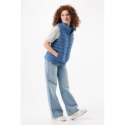 Blue Moon - Pack Shot - Iqoniq Womens-Ladies Meru Recycled Polyester Body Warmer