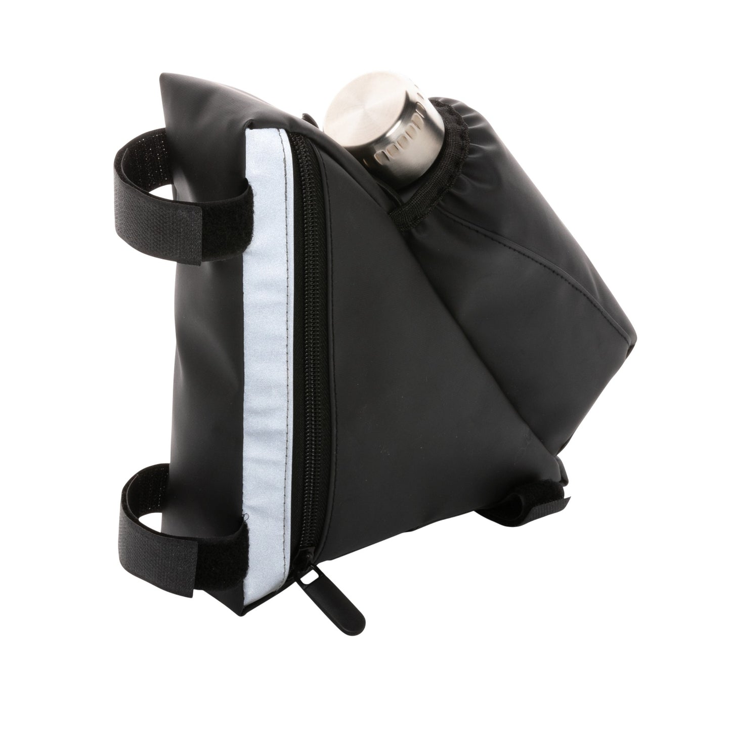 Black - Back - XD Collection Hi-Vis PU Bike Bag