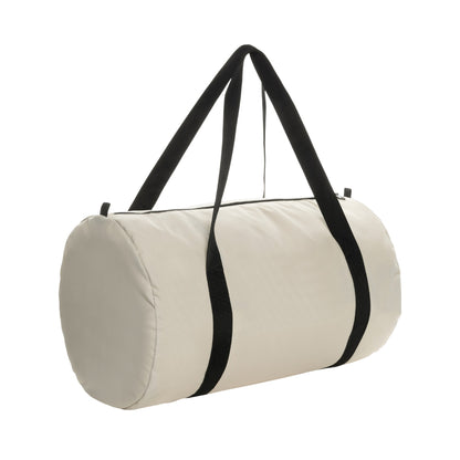 Off White - Back - XD Collection Dillon RPET Sports Foldable Duffle Bag