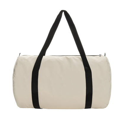 Off White - Front - XD Collection Dillon RPET Sports Foldable Duffle Bag