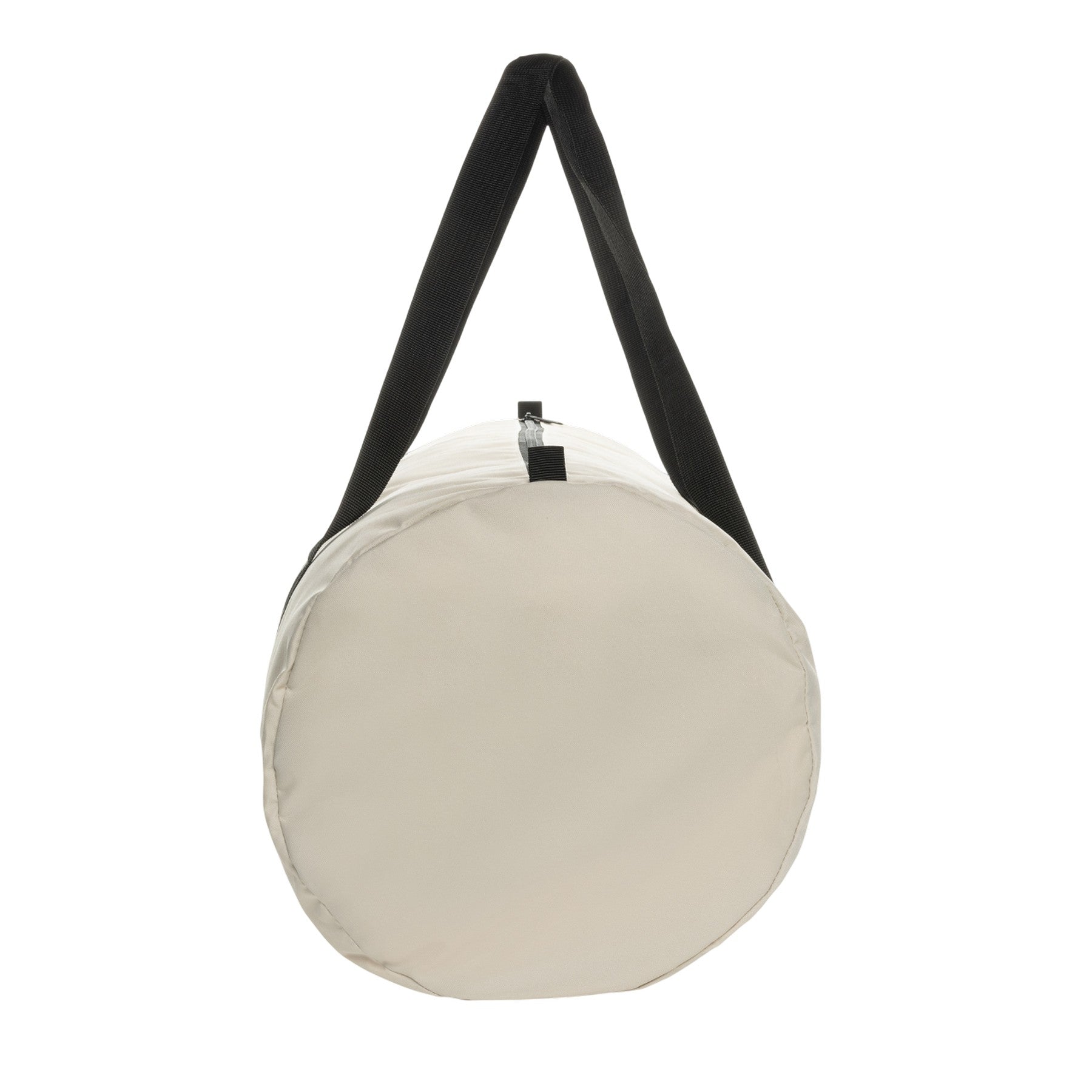 Off White - Side - XD Collection Dillon RPET Sports Foldable Duffle Bag