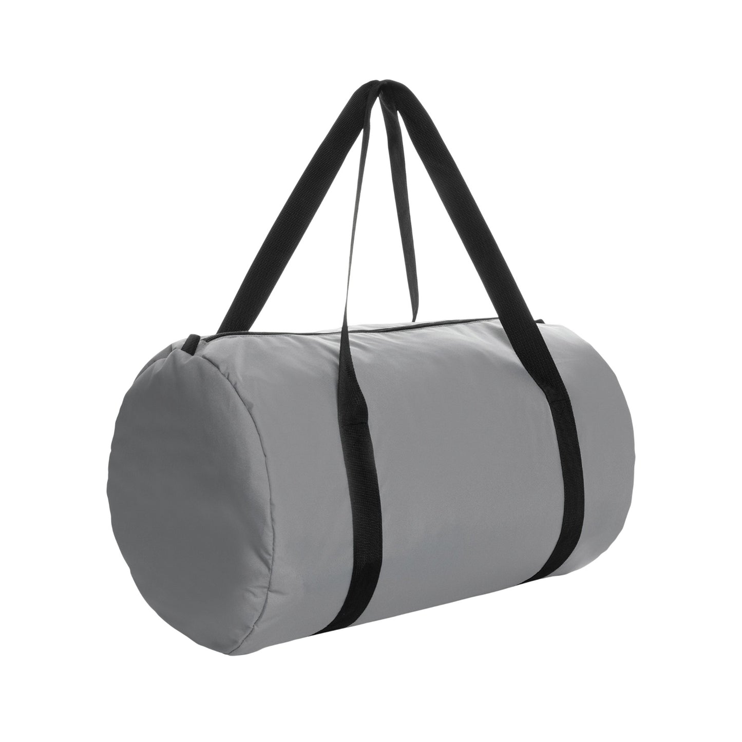 Grey - Back - XD Collection Dillon RPET Sports Foldable Duffle Bag