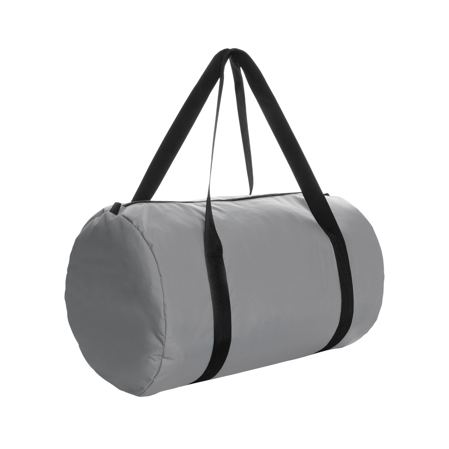 Grey - Back - XD Collection Dillon RPET Sports Foldable Duffle Bag