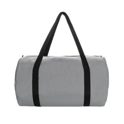 Grey - Front - XD Collection Dillon RPET Sports Foldable Duffle Bag
