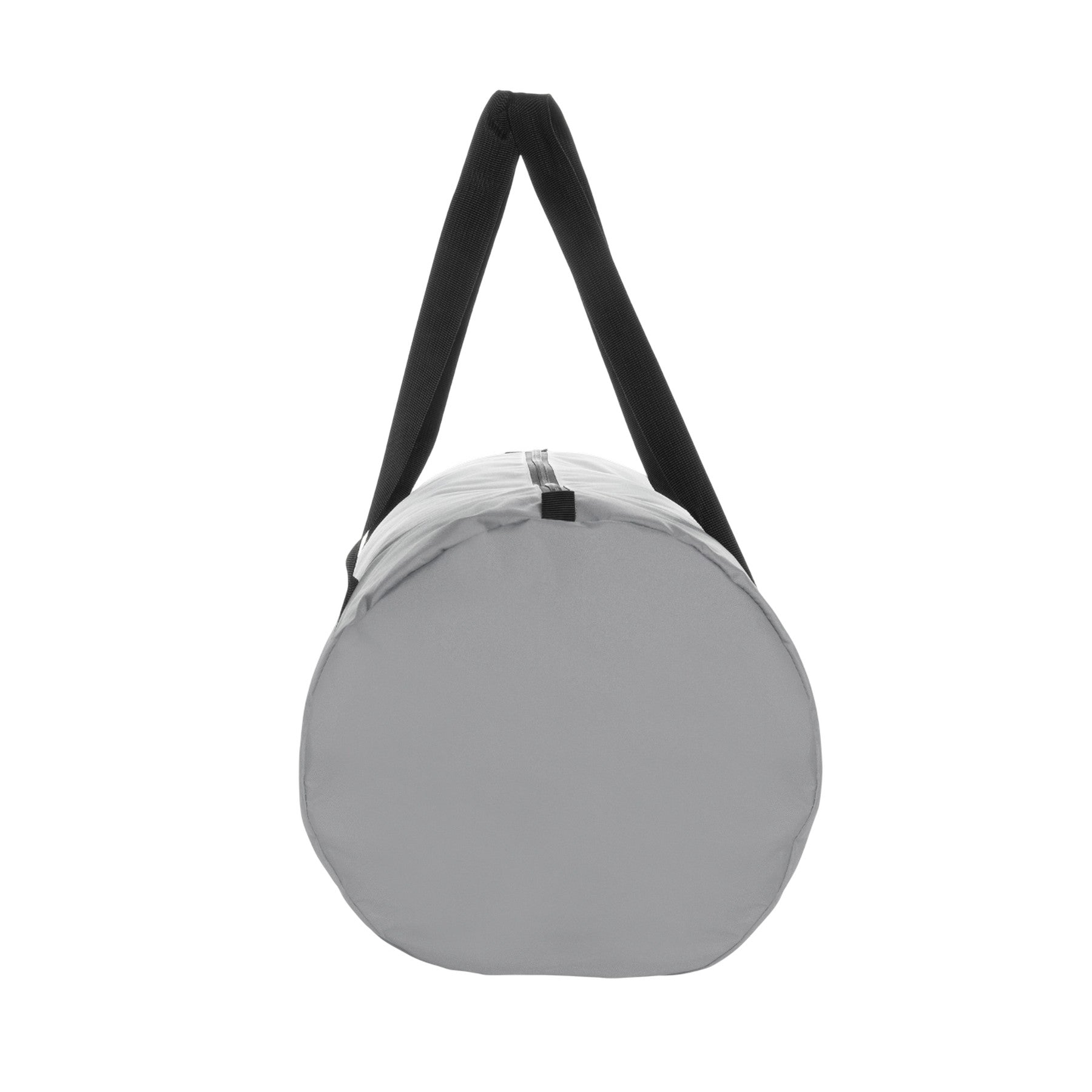 Grey - Side - XD Collection Dillon RPET Sports Foldable Duffle Bag