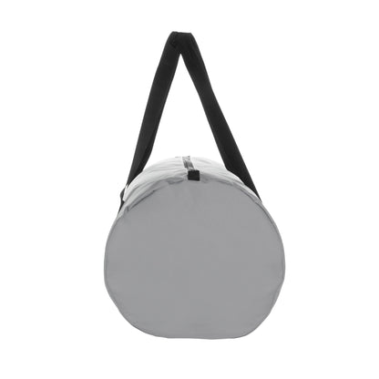 Grey - Side - XD Collection Dillon RPET Sports Foldable Duffle Bag