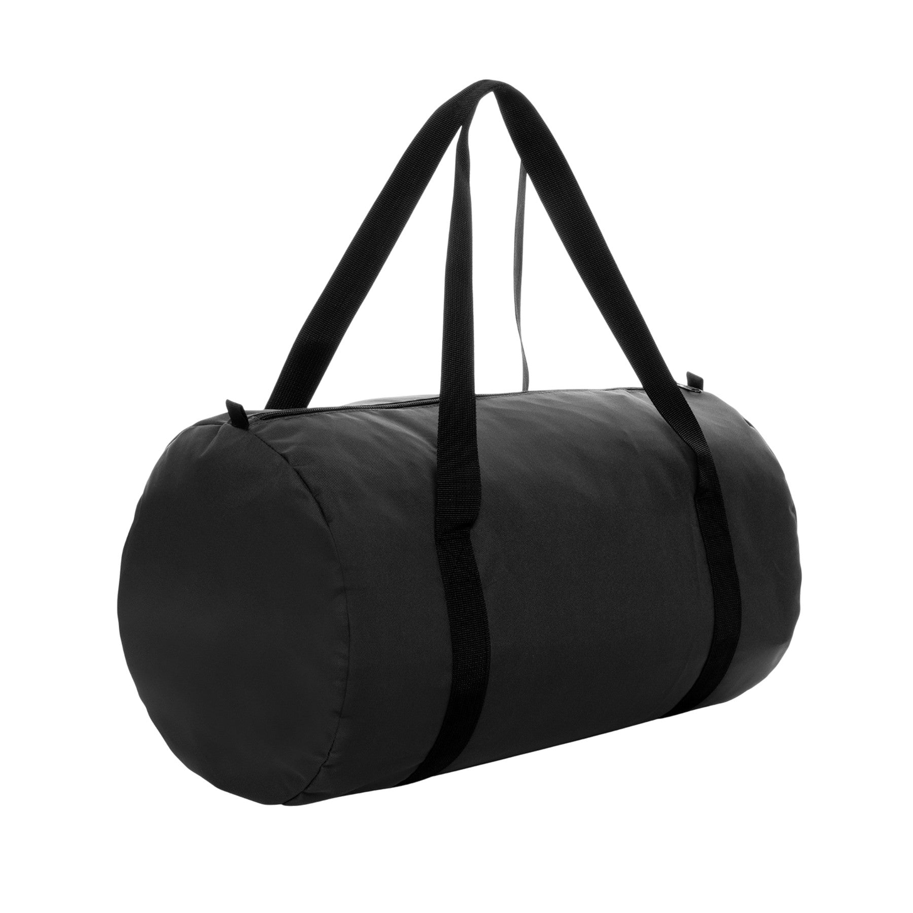 Black - Back - XD Collection Dillon RPET Sports Foldable Duffle Bag