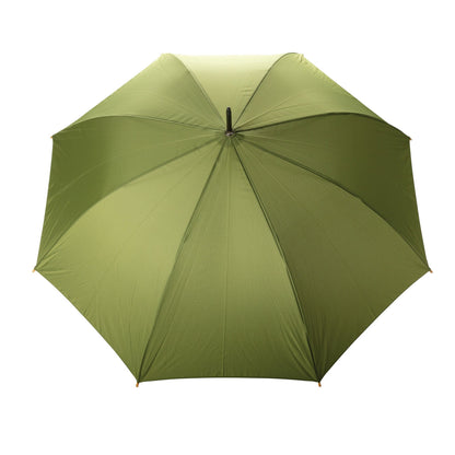 Green - Back - XD Collection Impact Aware RPET Automatic Folding Umbrella