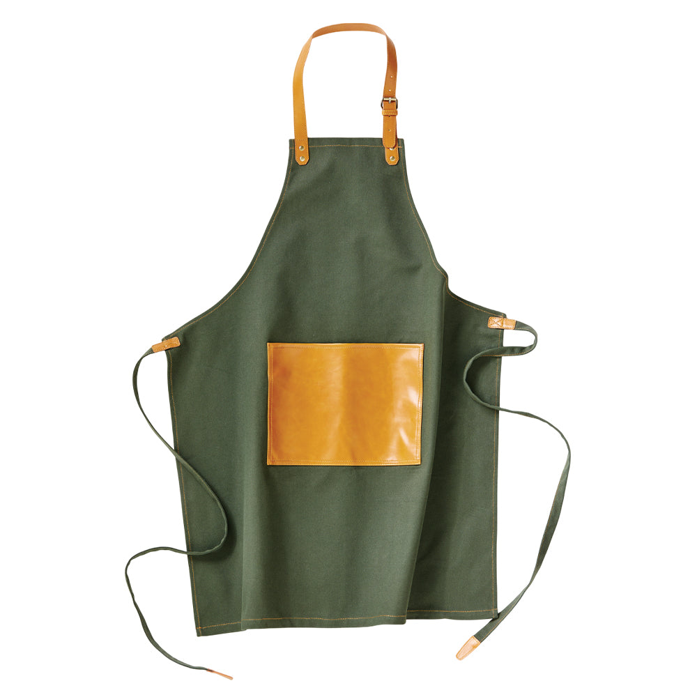 Green - Front - Vinga Unisex Adult Asado Apron
