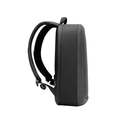 Black - Side - XD Design Bobby Edge RPET 17L Backpack