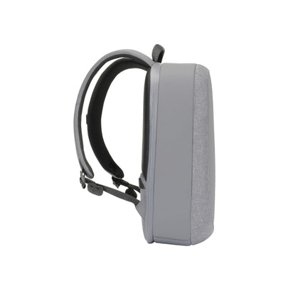 Grey - Side - XD Design Bobby Edge RPET 17L Backpack