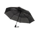 Black - Front - Swiss Peak Aware Automatic Folding Umbrella