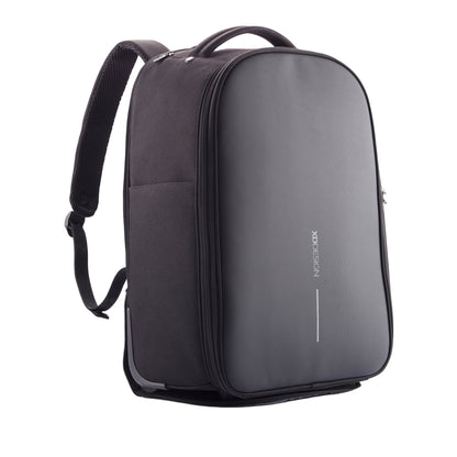 Black - Side - XD Design Bobby Wheeled Backpack