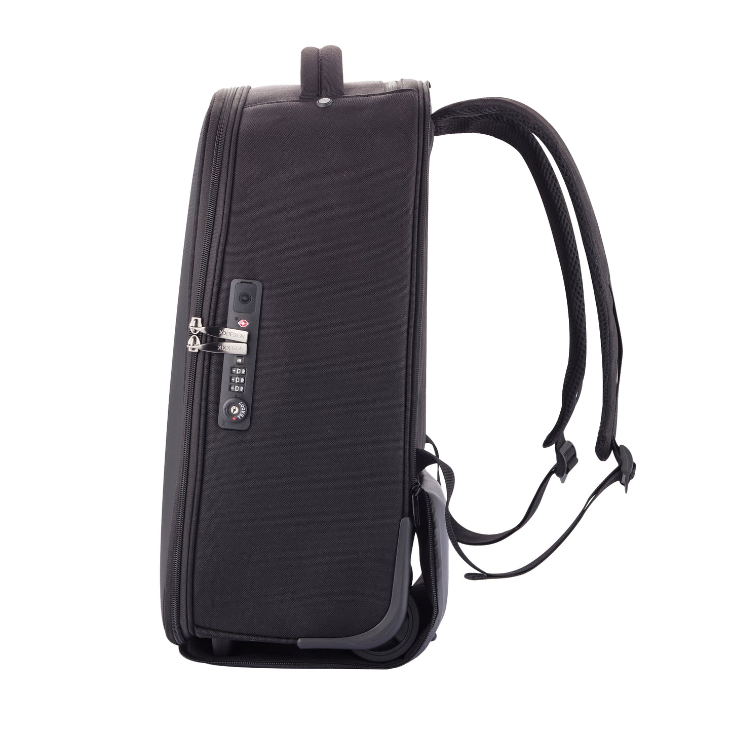 Black - Lifestyle - XD Design Bobby Wheeled Backpack