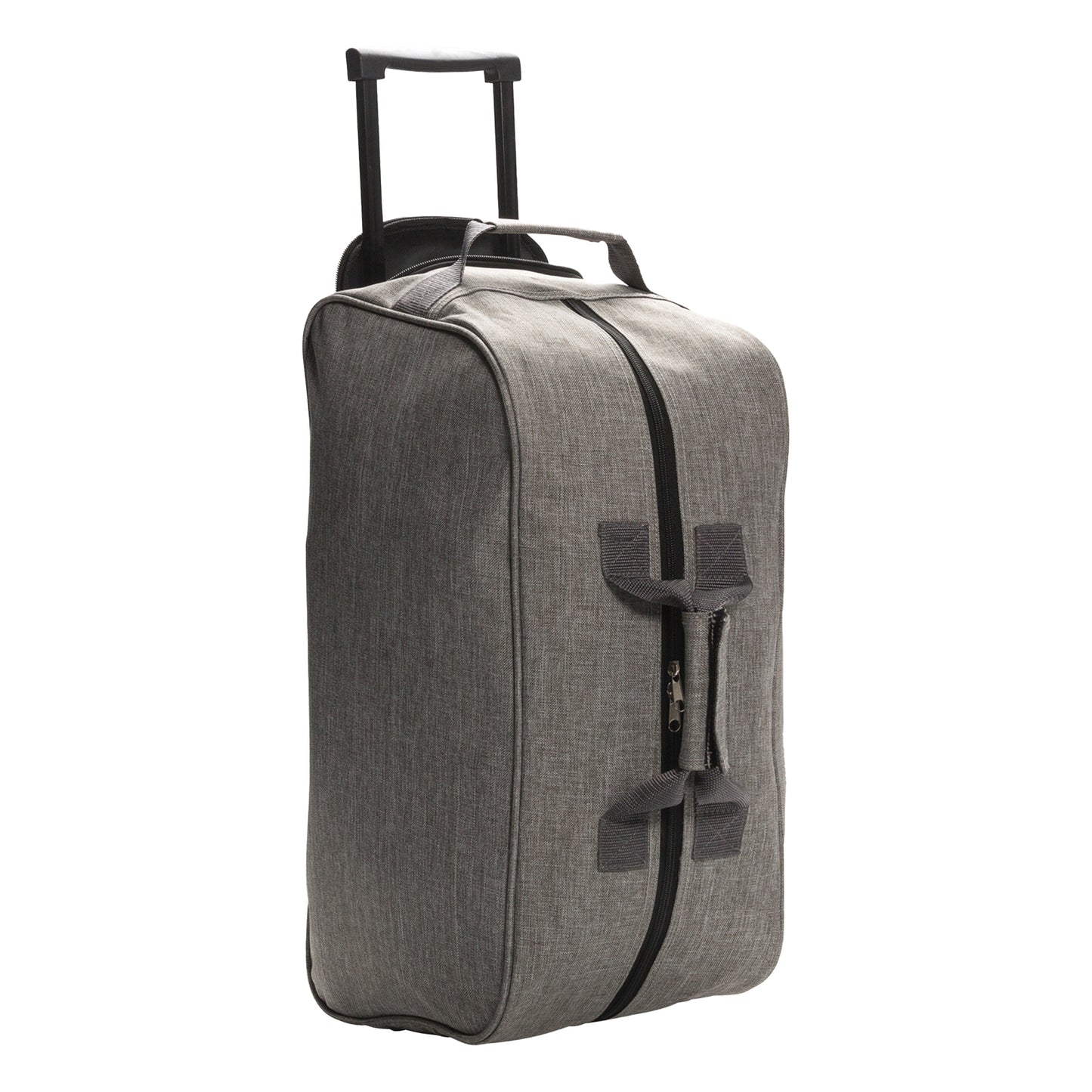 Grey - Front - XD Collection Basic 40L Trolley Bag