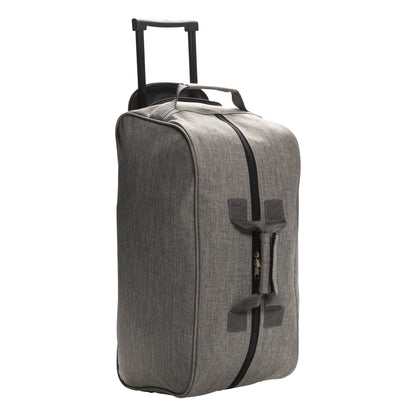 Grey - Front - XD Collection Basic 40L Trolley Bag