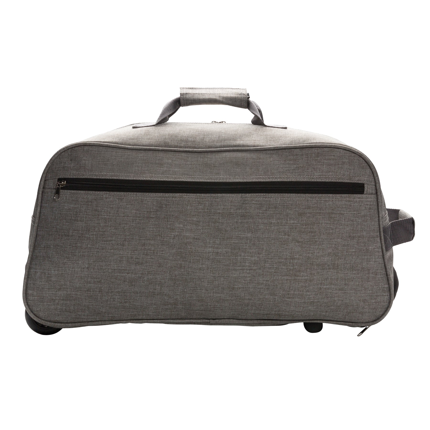 Grey - Back - XD Collection Basic 40L Trolley Bag