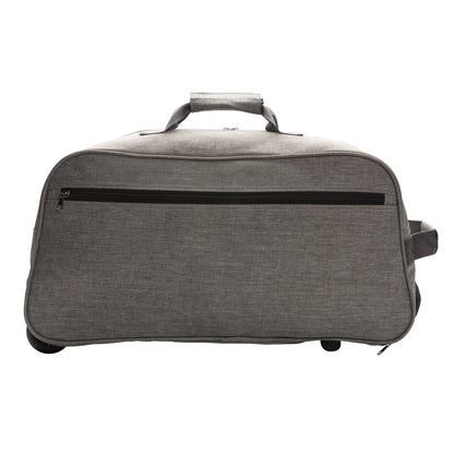 Grey - Back - XD Collection Basic 40L Trolley Bag