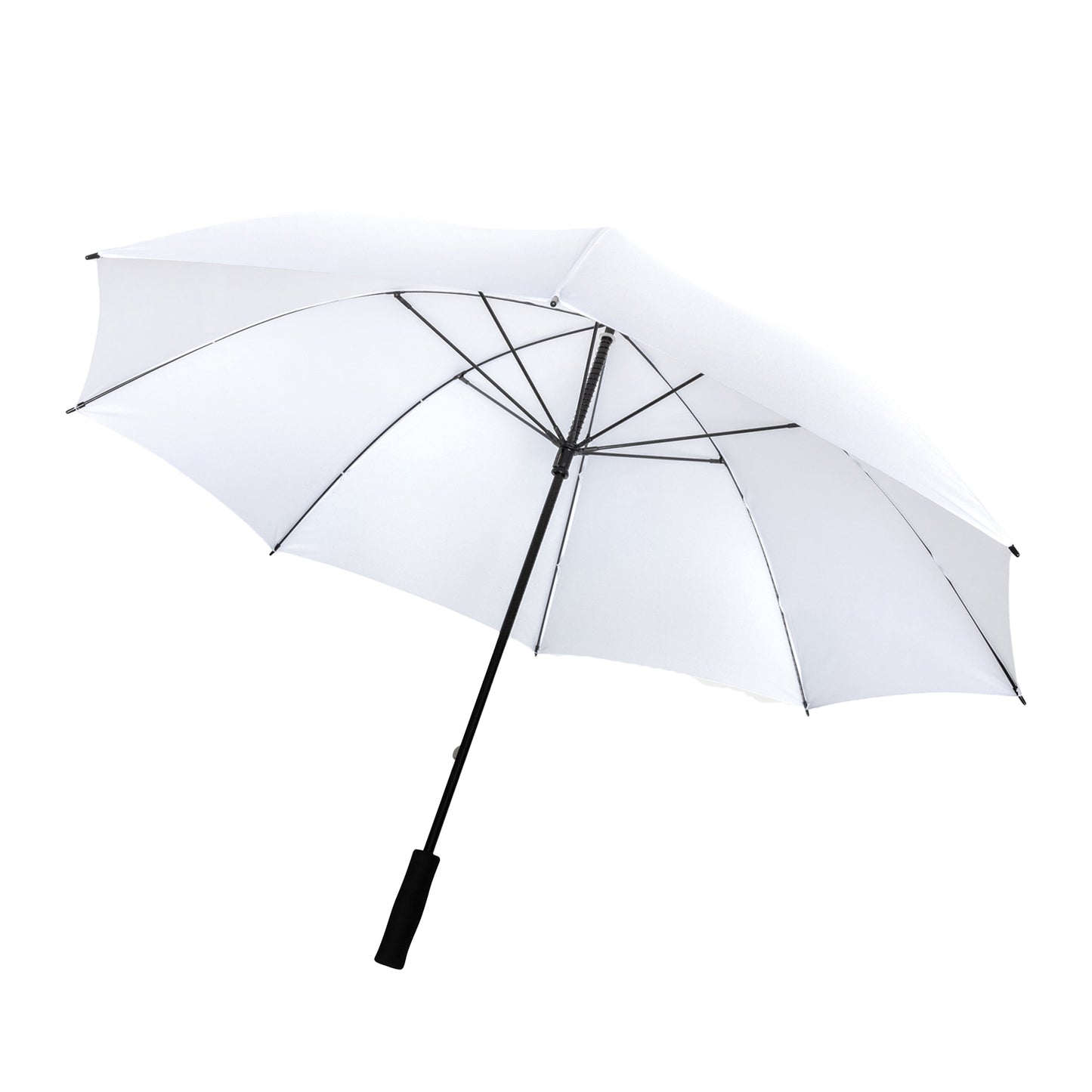 White - Front - XD Collection Impact RPET Aware Stormproof Stick Umbrella