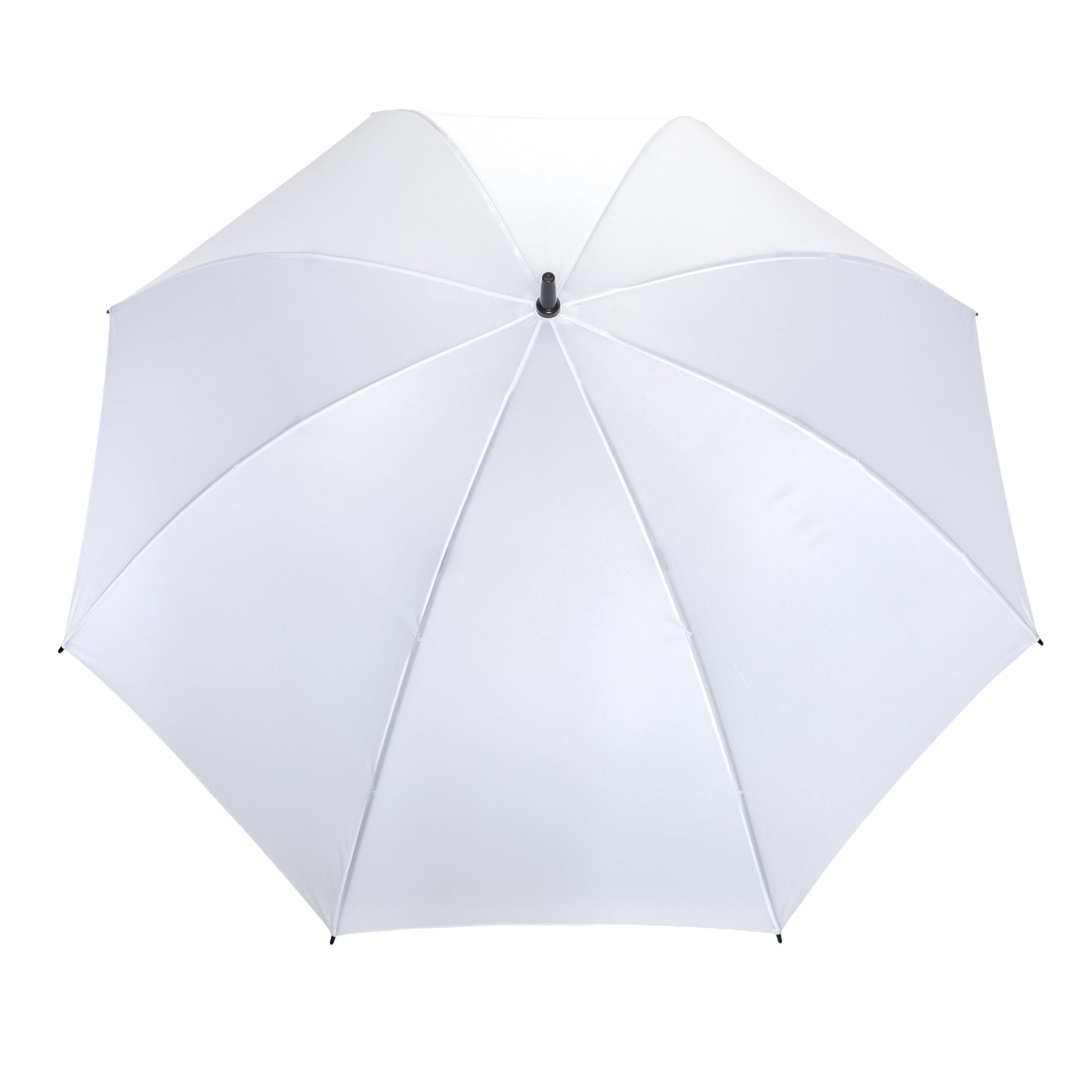 White - Back - XD Collection Impact RPET Aware Stormproof Stick Umbrella