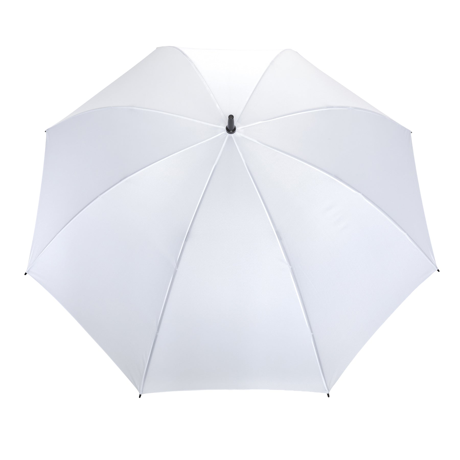 White - Back - XD Collection Impact RPET Aware Stormproof Stick Umbrella