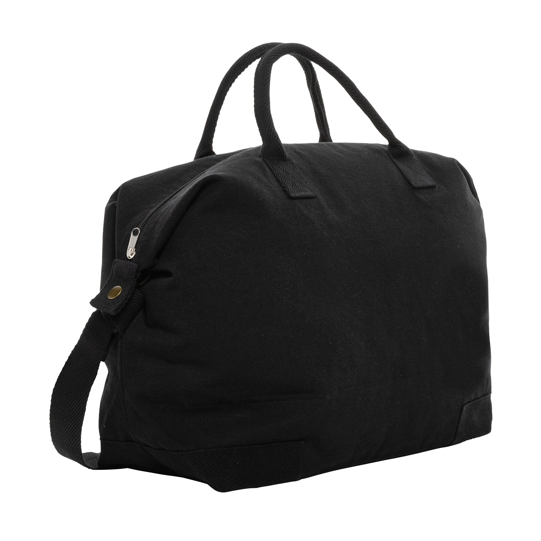 Black - Side - XD Collection Kezar Recycled Canvas 40L Weekend Bag