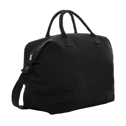 Black - Side - XD Collection Kezar Recycled Canvas 40L Weekend Bag