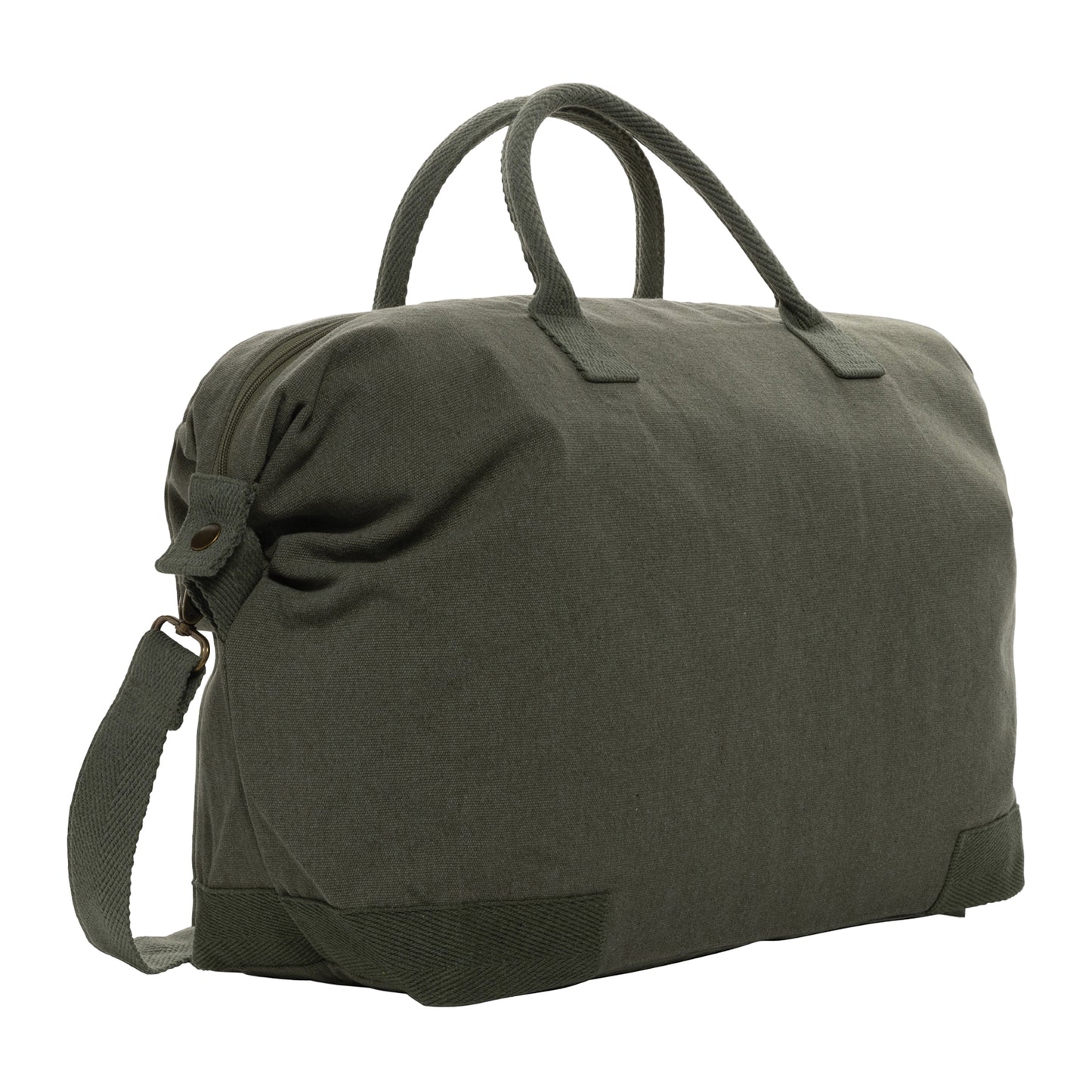 Green - Side - XD Collection Kezar Recycled Canvas 40L Weekend Bag