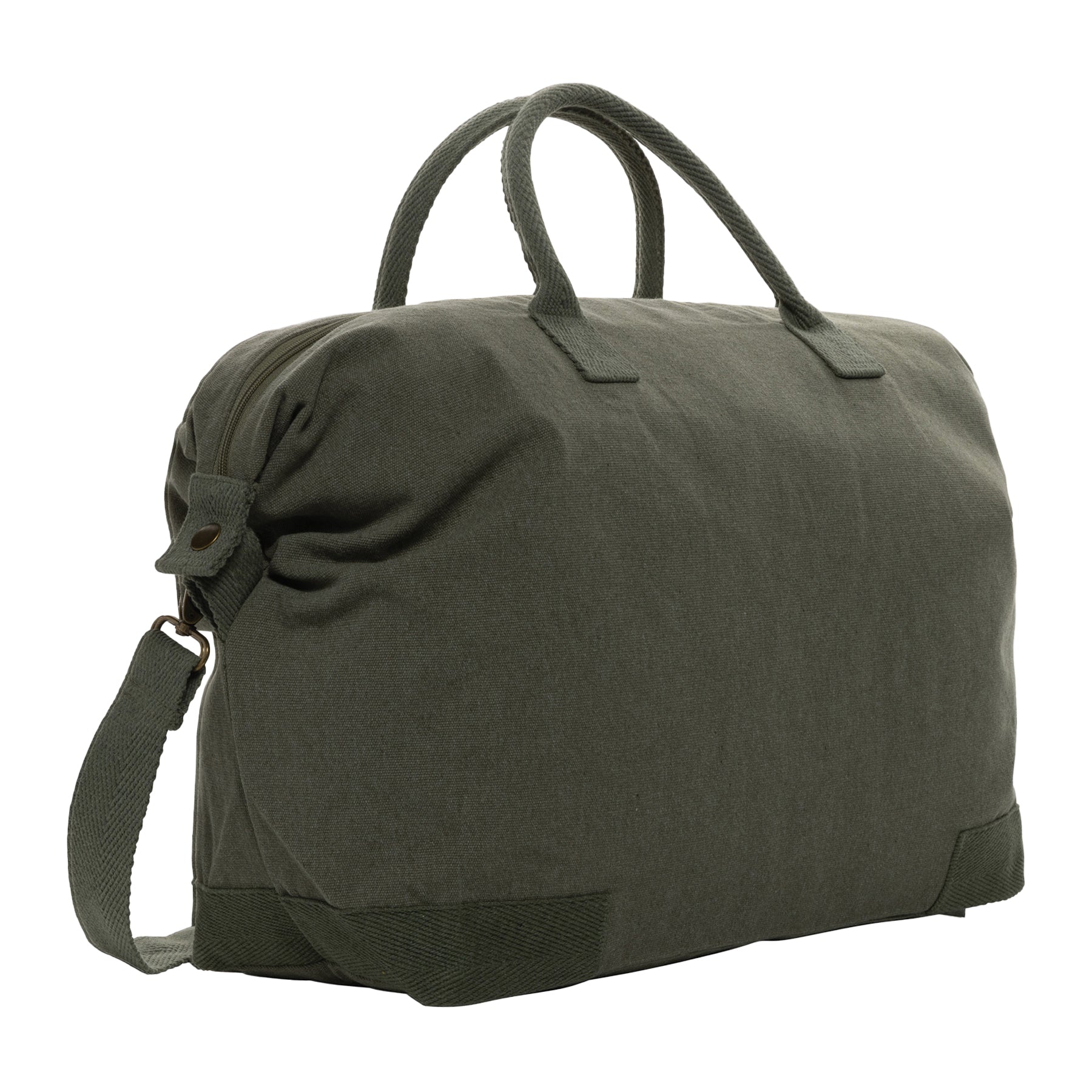 Green - Side - XD Collection Kezar Recycled Canvas 40L Weekend Bag