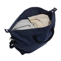 Navy - Back - XD Collection Kezar Recycled Canvas 40L Weekend Bag