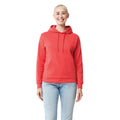 Luscious Red - Side - Iqoniq Unisex Adult Jasper Recycled Cotton Hoodie