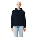 Navy - Side - Iqoniq Unisex Adult Jasper Recycled Cotton Hoodie