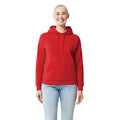 Red - Side - Iqoniq Unisex Adult Jasper Recycled Cotton Hoodie