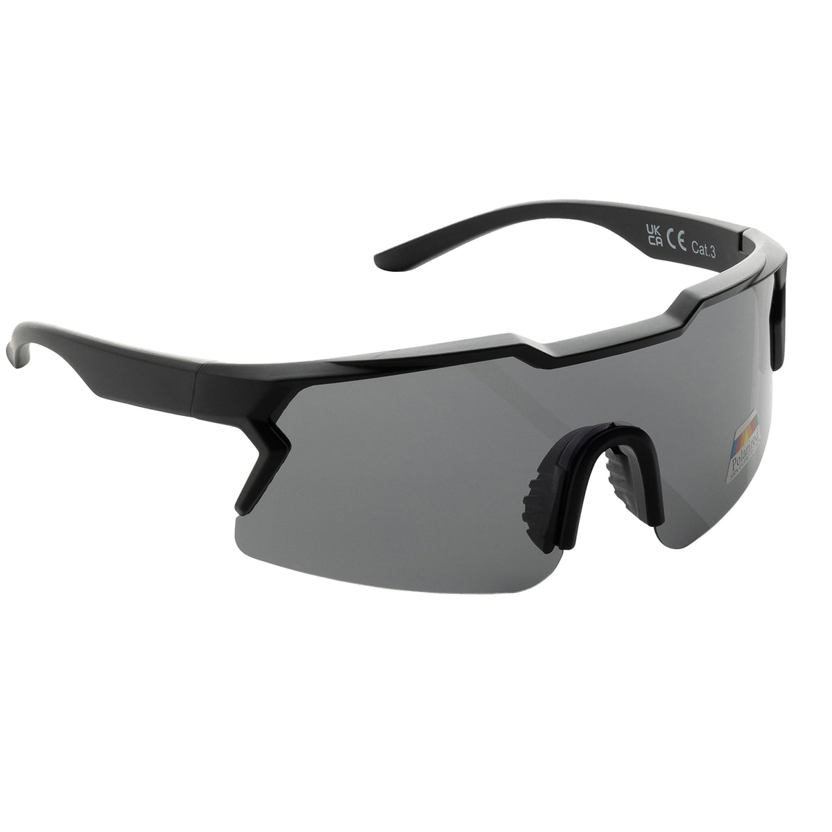 Black - Side - XD Collection SproShield Plastic Sunglasses