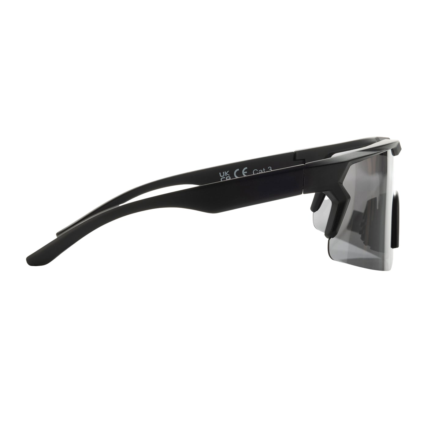 Black - Back - XD Collection SproShield Plastic Sunglasses