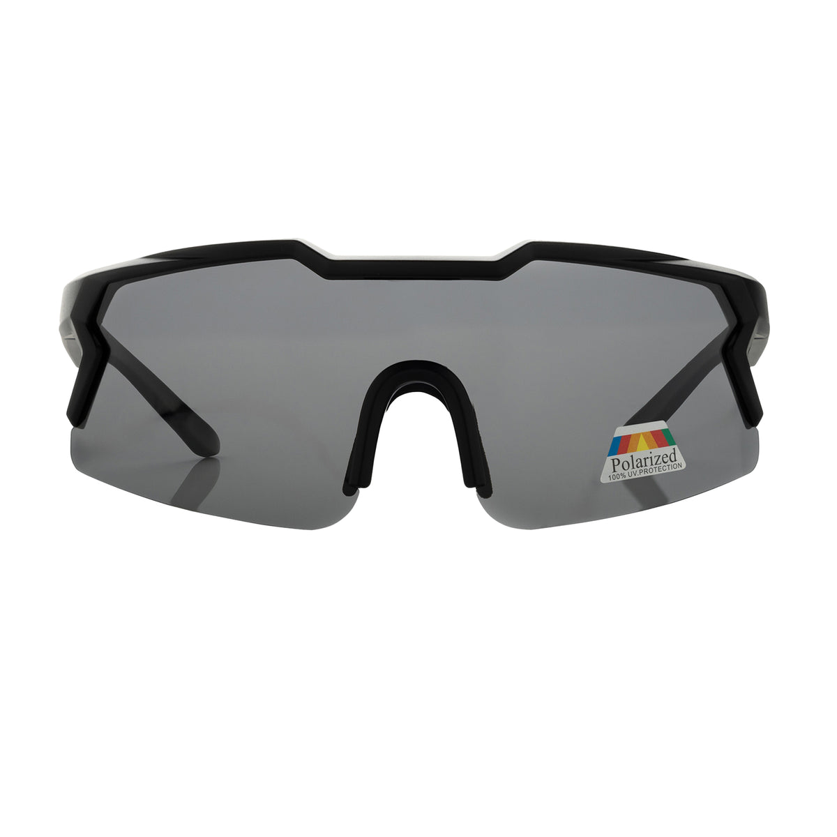 Black - Front - XD Collection SproShield Plastic Sunglasses