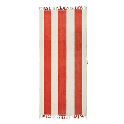 Red - Front - Vinga Valmer Beach Towel