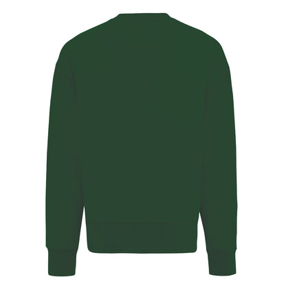Forest Green - Back - Iqoniq Unisex Adult Kruger Recycled Cotton Crew Neck Relaxed Fit Sweatshirt