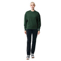 Forest Green - Side - Iqoniq Unisex Adult Kruger Recycled Cotton Crew Neck Relaxed Fit Sweatshirt
