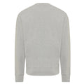 Heather Grey - Back - Iqoniq Unisex Adult Kruger Recycled Cotton Crew Neck Relaxed Fit Sweatshirt